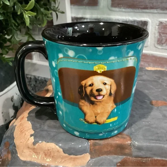 🔵 2/$10 - Keith Kimberlin Puppy Dog Coffee Mug Cup - Very gently used condition - Picture 4 of 10